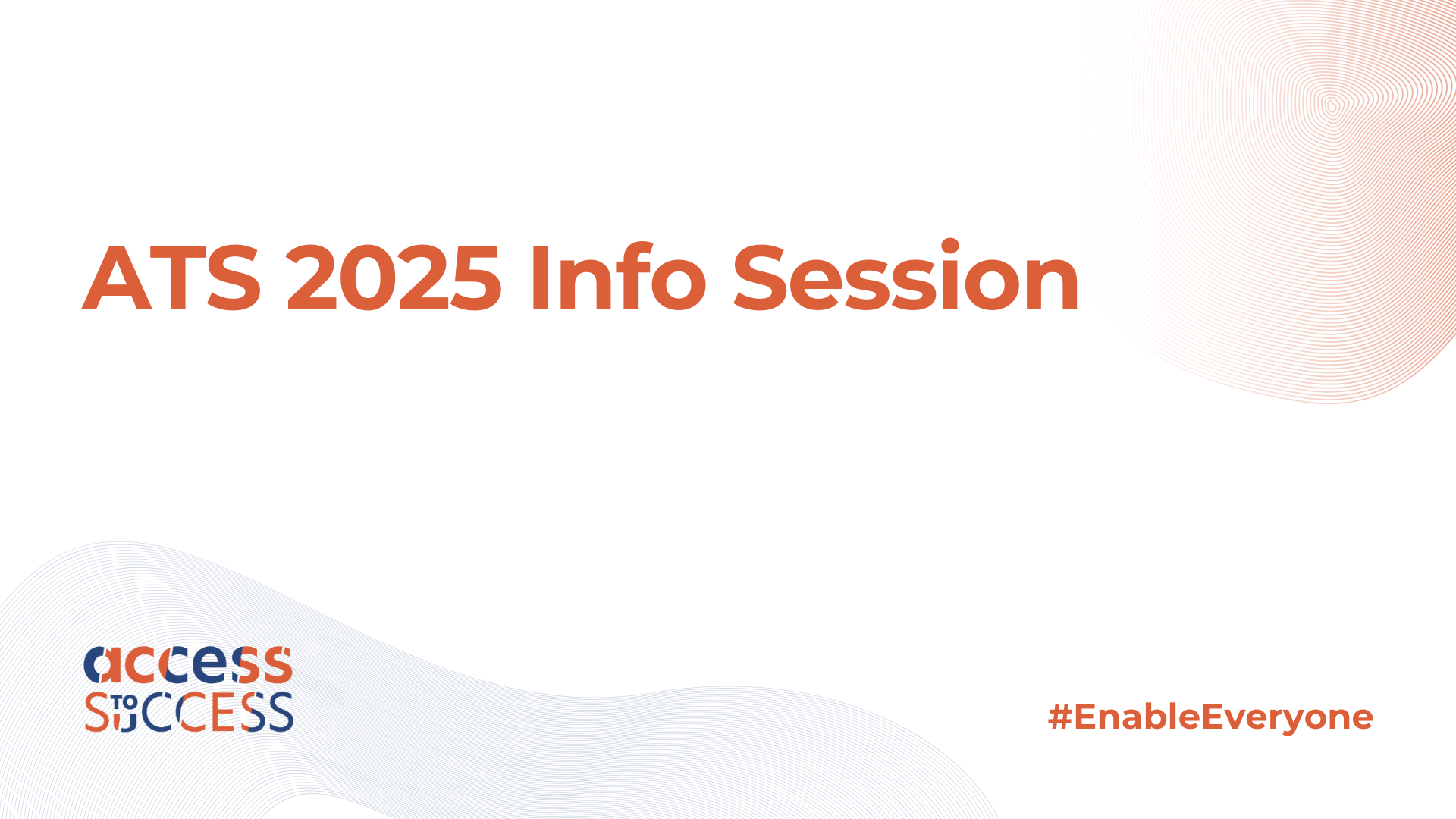 ATS 2025 Info Session